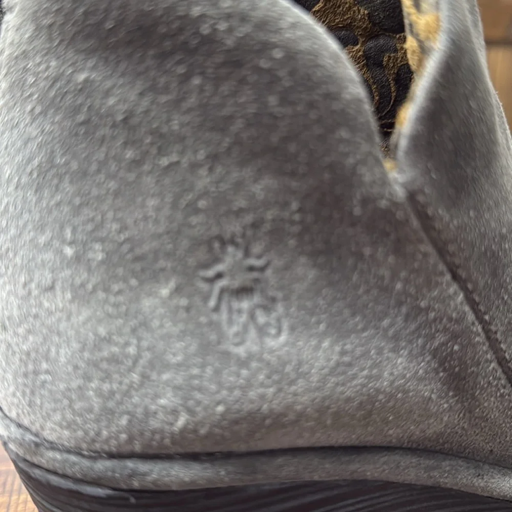 FLY LONDON YIP Diesel Oil Suede Booties